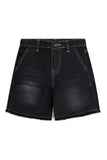 Boys Denim Black Tint Shorts