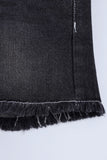 Boys Denim Black Tint Shorts