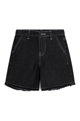 Boys Denim Frayed Hem Shorts