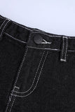 Boys Denim Frayed Hem Shorts