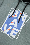 BRAVE Graphic Textured Hoodie