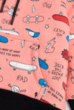 Fun Skate Print Hoodie