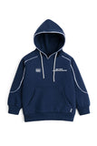 Athletic Piped Pullover Hoodie