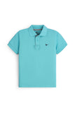 Boys' Aqua Blue Polo