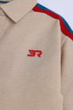 Boys' Sporty V-Neck Textured Polo