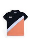 Boy's "Vintage Car" Diagonal Block Polo