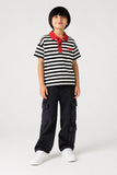 Boys' Stripe Boxy Polo