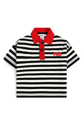 Boys' Stripe Boxy Polo