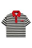 Boys' Stripe Boxy Polo