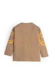 Graphic Knit Long-Sleeve T-Shirt