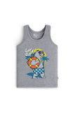 Boys' "Let's Go" Beach Bear Tank Top