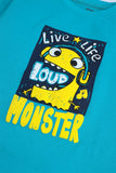 Boys' Turquoise Graphic Tee