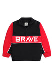 Quarter-Zip "BRAVE" Pullover