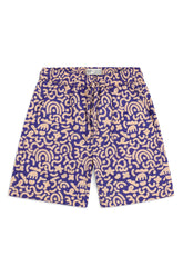 Boys’ Abstract Doodle Printed Shorts