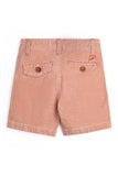 Boys Orange Printed Short