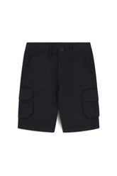 Boys’ Black Cargo Shorts