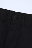 Boys’ Black Cargo Shorts