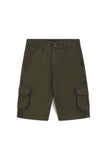 Boys’ Olive Cargo Shorts