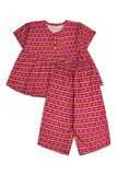 Girls' Geometric Peplum Co-Ord Set