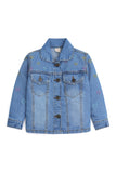 Heart Embroidered Denim Jacket