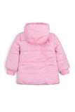 The Cozy Pink-Quilted Faux Fur Puffer Jacket
