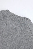 Curved Hem Raglan Sweater