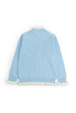 Plush Kitten Ruffle Sweater