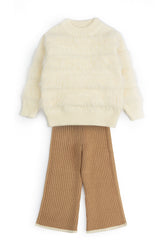White Faux Fur Co-ORD Set