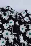 Girls' Floral Wrap-Style Frock