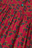 Girls’ Vibrant Raspberry Frock