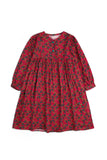 Girls’ Vibrant Raspberry Frock