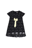 Girls' Elegance Gold-Flecked Lace