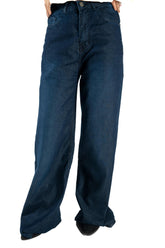 Women's Wide-Leg Azure Denim