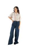 Women's Wide-Leg Azure Denim