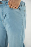 Women's Wide-Leg Raw Edge Denim