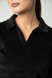 The Luxe Black Velvet Co-ord Set