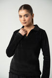 The Luxe Black Velvet Co-ord Set