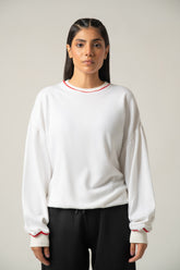 Oversized Balloon Sleeve Sweatshirt