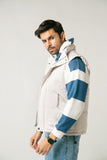 Stone Structured Puffer Jacket