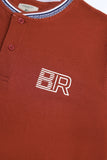 Men's Brown Henley