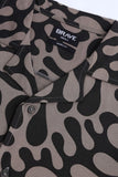 Men's Abstract Cuban Collar Shirt