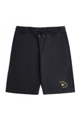 Men's Black Terry Shorts