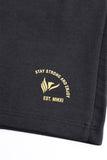 Men's Black Terry Shorts