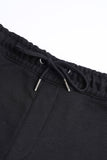 Men's Black Terry Shorts