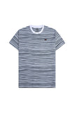 Men's Textured Striped Knit Tee
