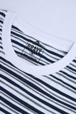 Men's Textured Striped Knit Tee