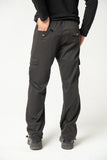 Black Adjustable Cargo Trouser
