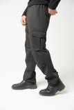 Black Adjustable Cargo Trouser