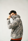 Grey Stone-Wash Hoodie
