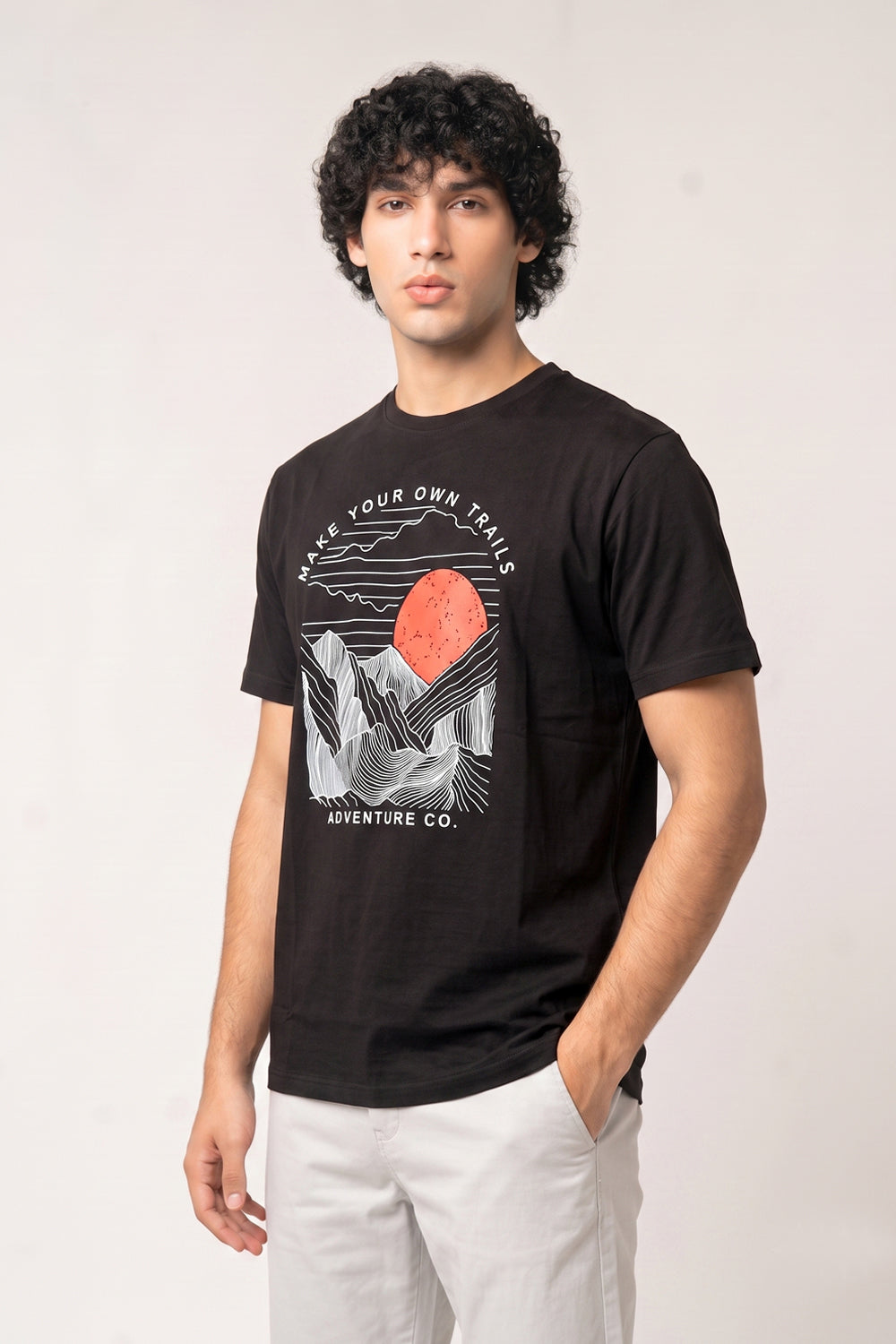 Black Adventure Tee
